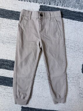 Janie and Jack Boys' Khaki Jogger Pants